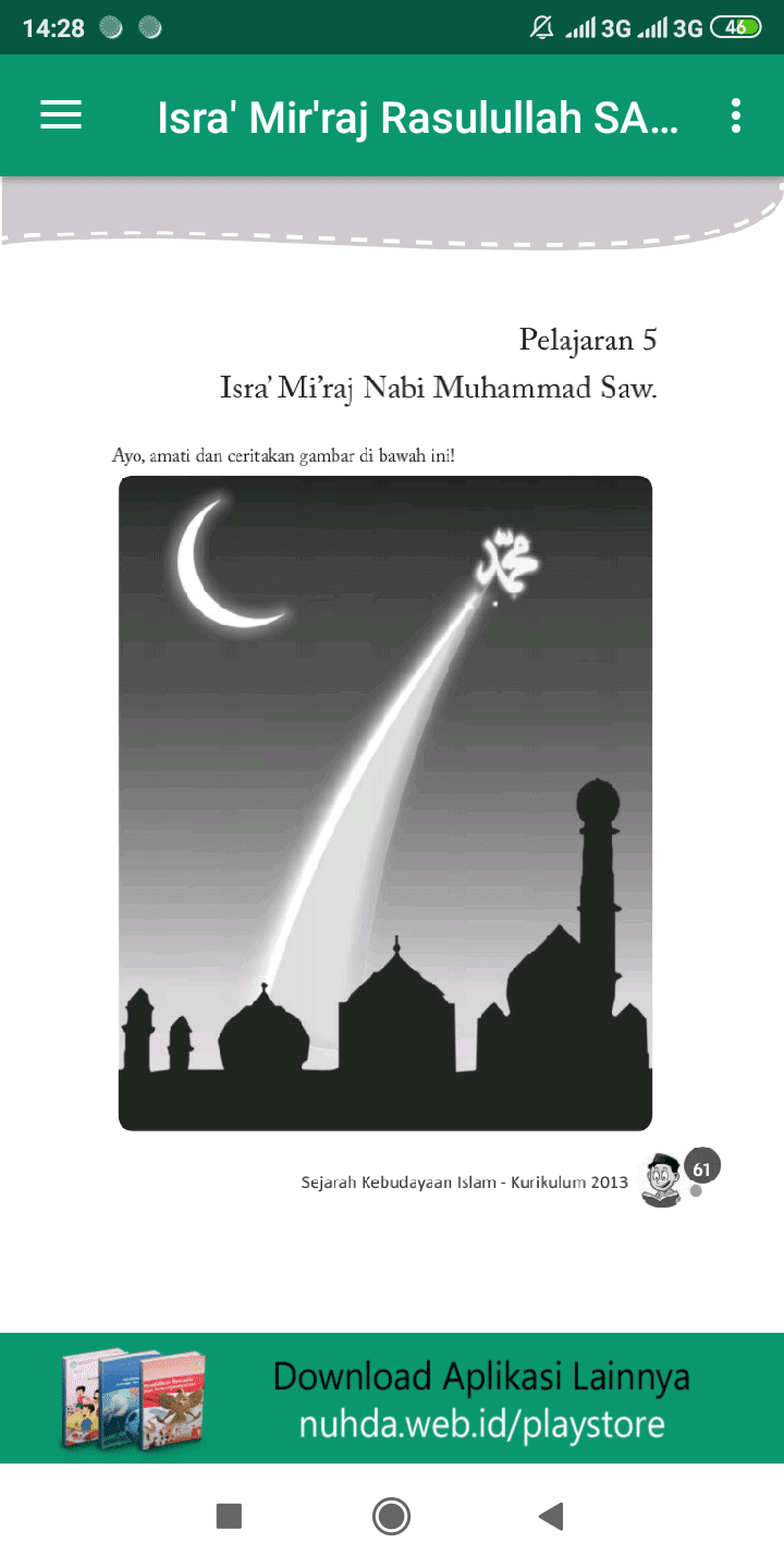 Aplikasi Buku Siswa SKI (Sejarah Kebudayaan Islam) Kelas 4