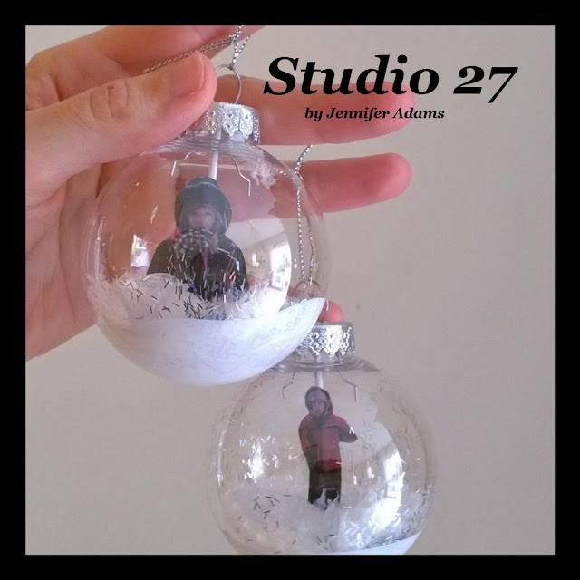 How to Make 3D Photo Ornaments 3D Snowy Picture Tree Ornaments
