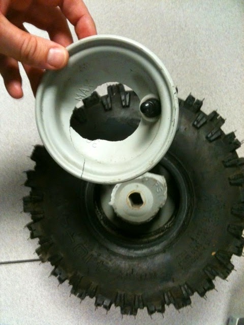 How to Replace a Snow Blower's Tire