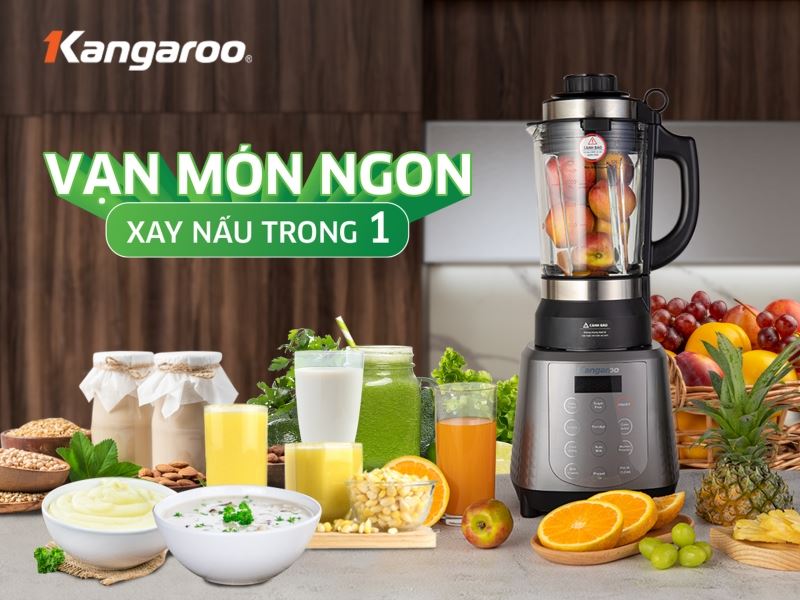 Máy Xay Nấu Sữa Hạt Kangaroo KG12BH