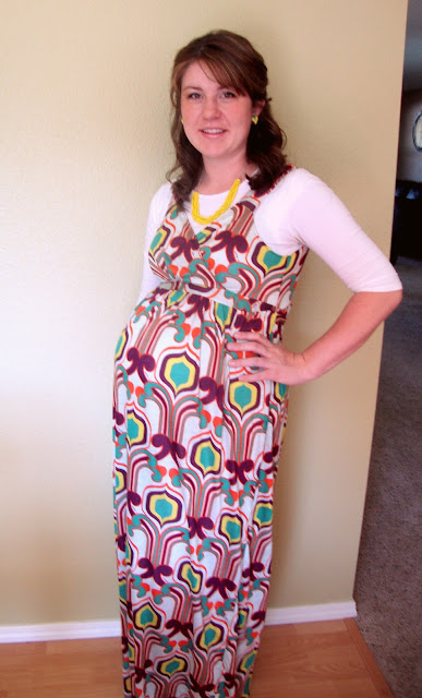 Just Between Friends: $4.00 Maternity Maxi Dress and Necklace