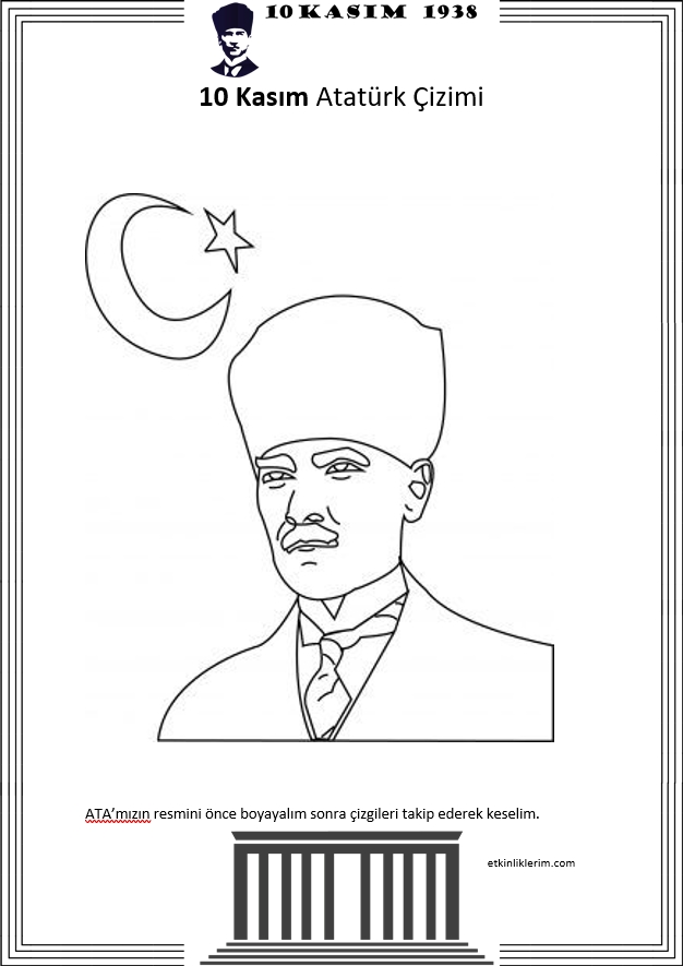 10 Kasım Atatürk Boyama 10 Kasım Atatürk Boyama
