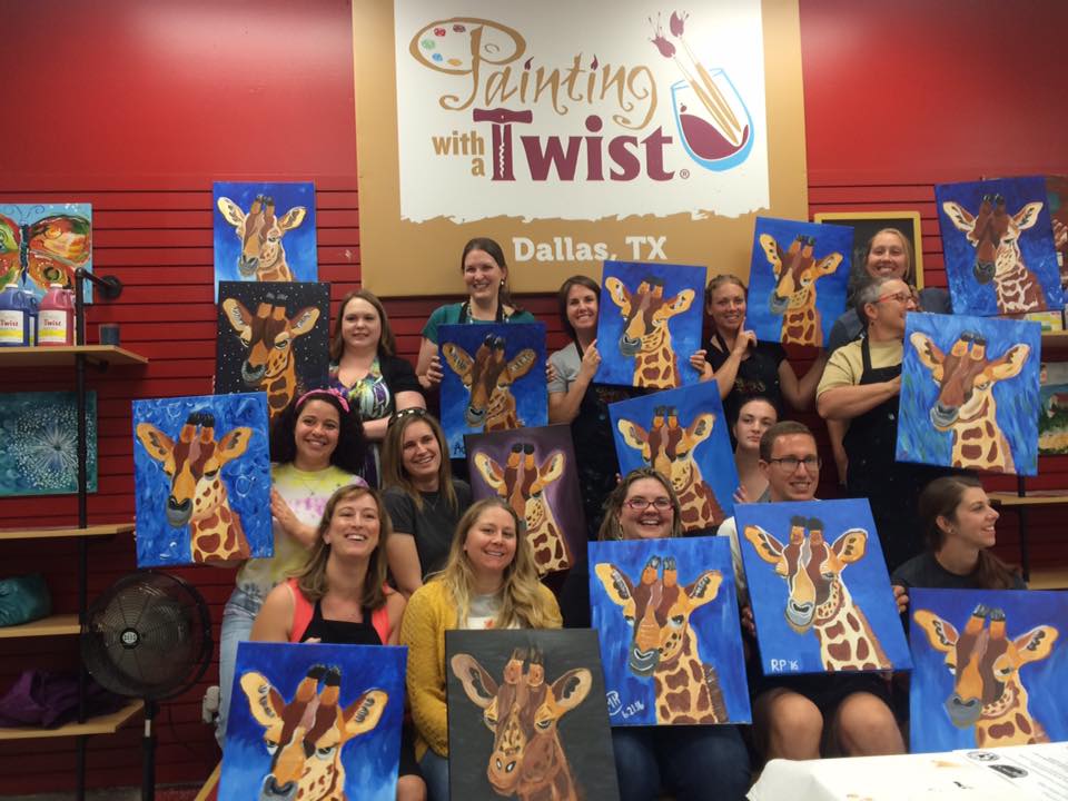 Great Dates Dallas "Painting with a Twist"