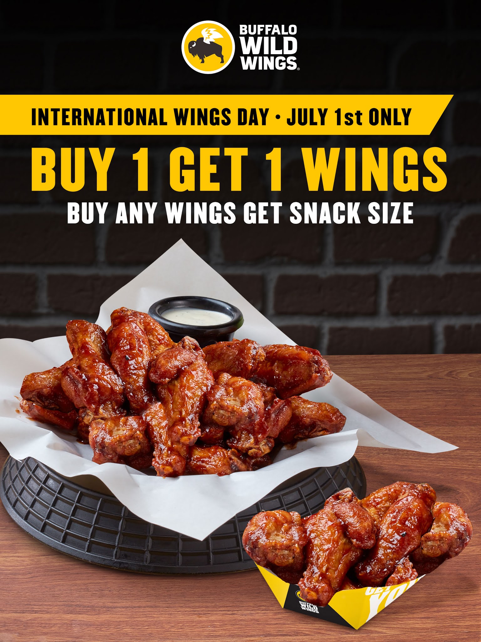 The Food Alphabet and More Buy One Get One! AllDay Long on July 1 as