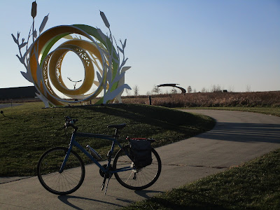 Bike at east end of trail