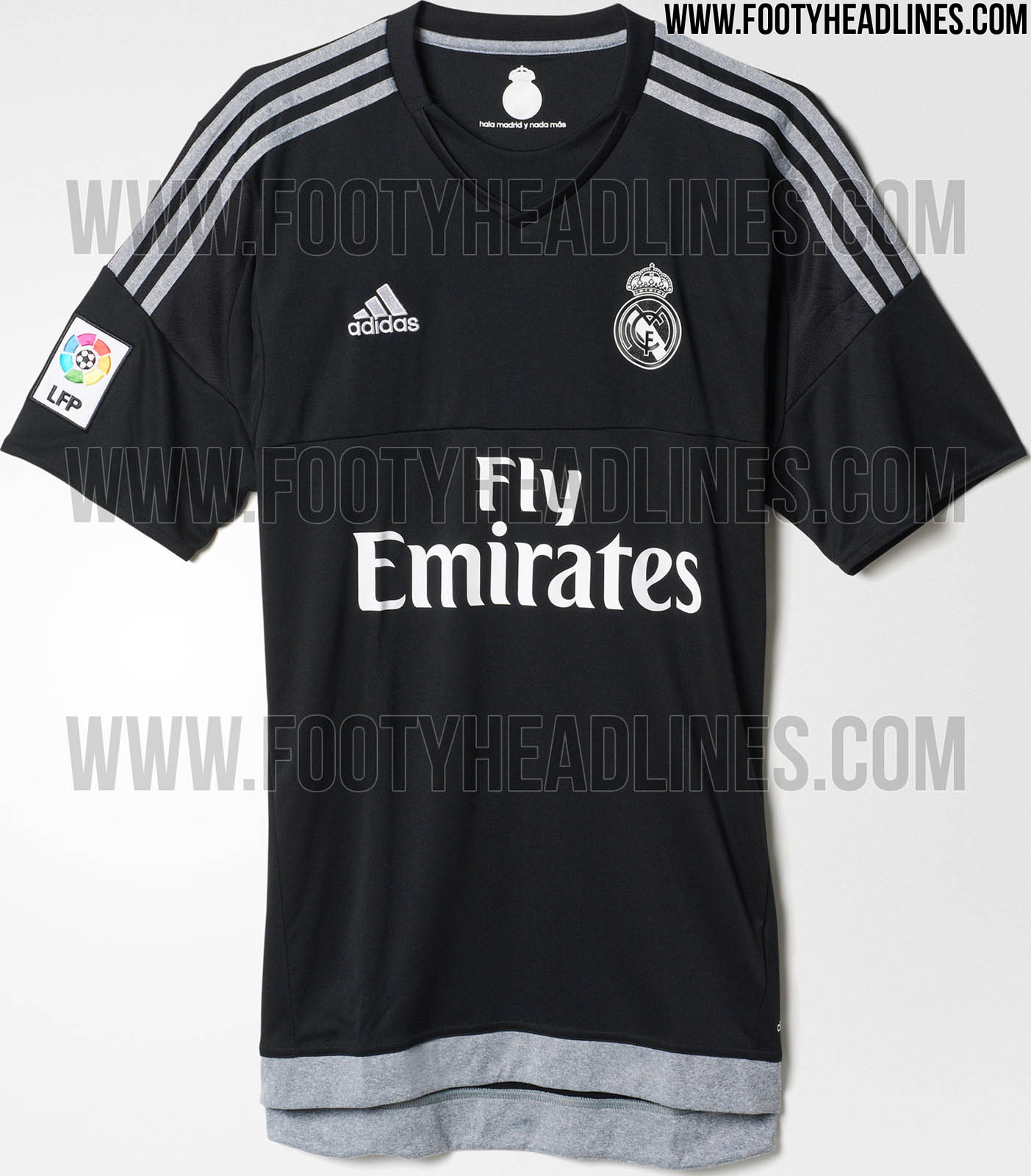 Real Madrid 2015-16 Away Long sleeve Jersey. – Hala Madrid