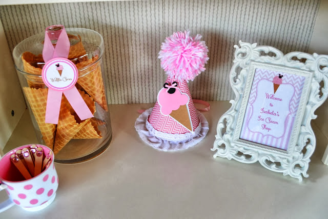 Minnie Mouse Ice Cream Shop Birthday Party