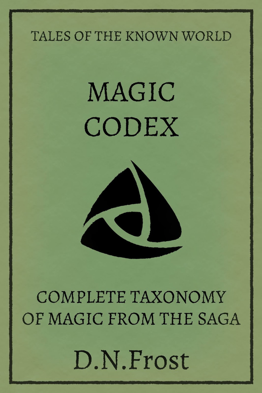 Magic Codex of the Known World: complete taxonomy of magic from the saga. Experience this compendium of magic and discover the saga within. www.DNFrost.com/MagicCodex #TotKW