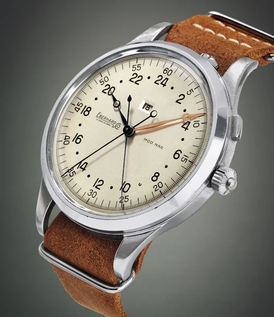 Eberhard “Sistema Magini” split-seconds monopusher chronograph