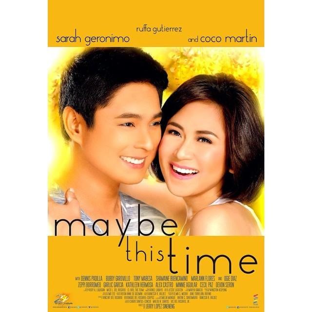 Maybe this time official poster