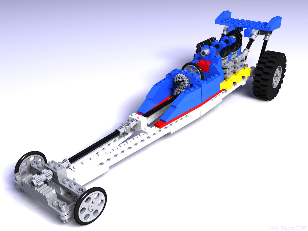 Dragster Lego Technic 1983 Lego Technic Dragster - Main Image