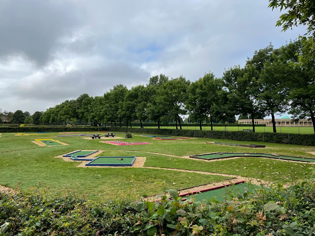 Eaton Park Crazy Golf course in Norwich. Photo by Christopher Gottfried, 25th August 2021