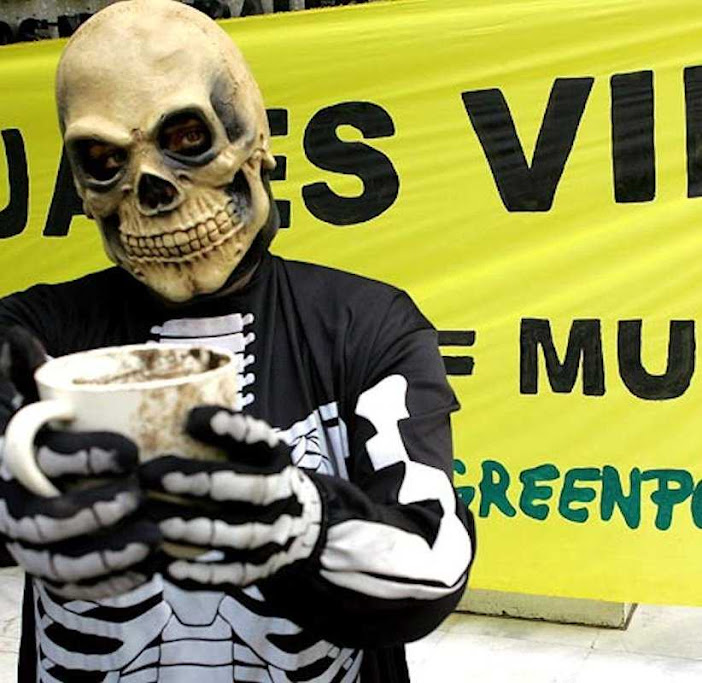 Protesto de Greenpeace no Mexico