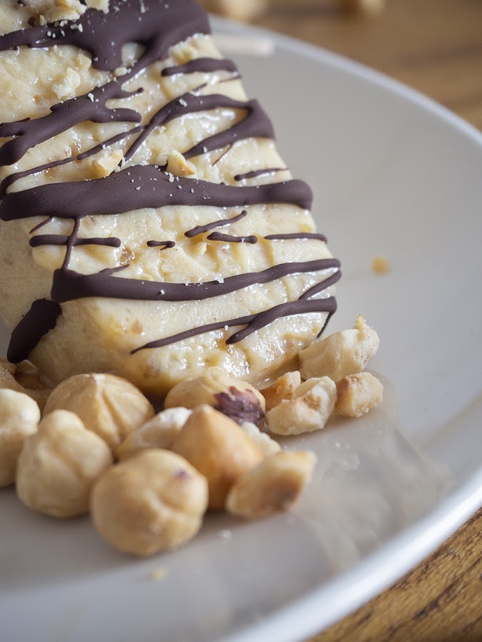 Helado saludable de plátano y mango _5