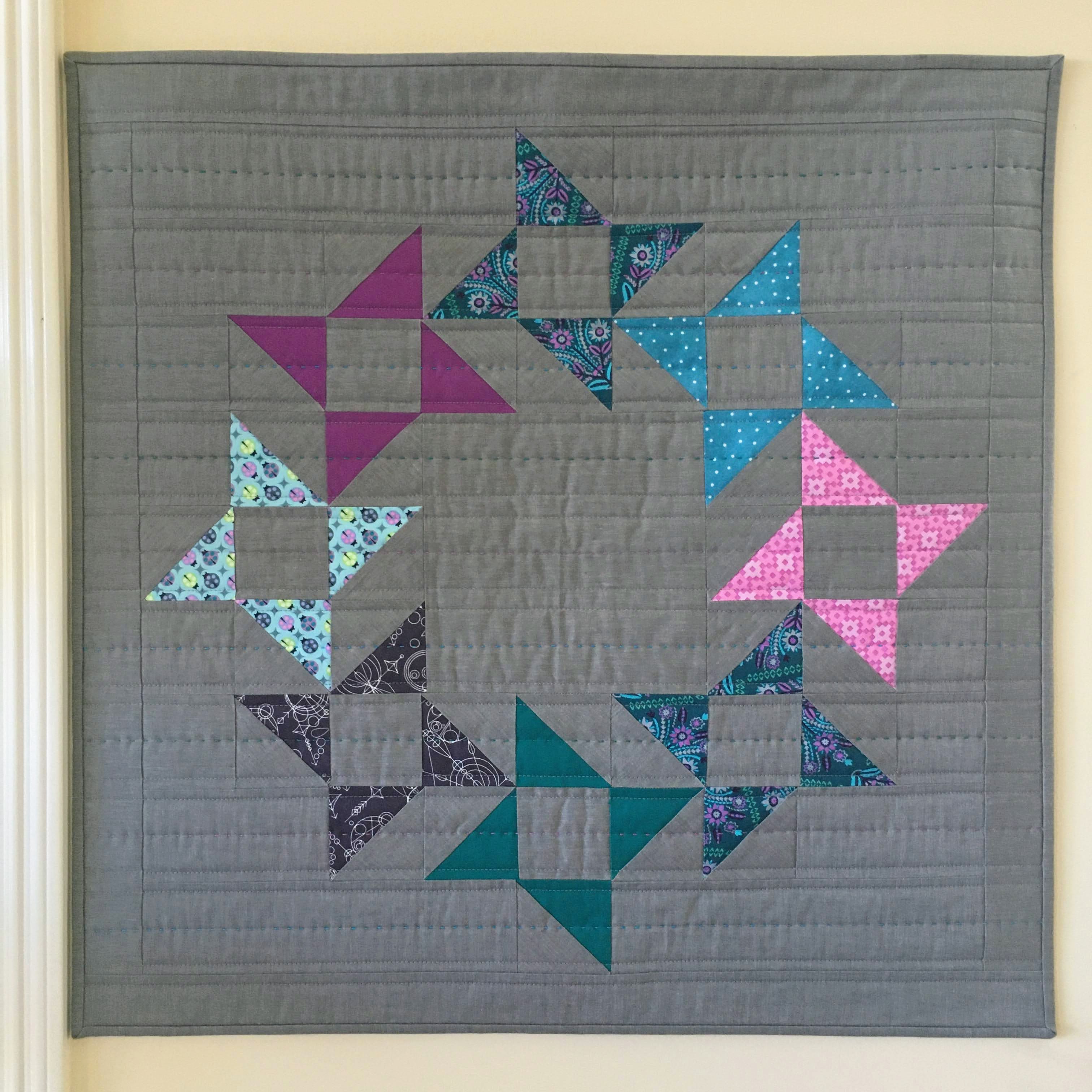 Elizabeth Quilts Plus Round and Round Mini Quilt