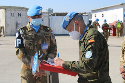 Komandan Sektor Timur UNIFIL berkunjung ke Markas Polisi Militer Kontingen Garuda