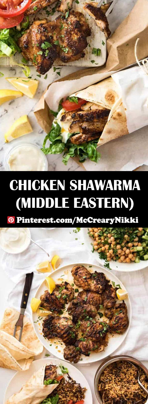 CHICKEN SHAWARMA (MIDDLE EASTERN) - #recipes