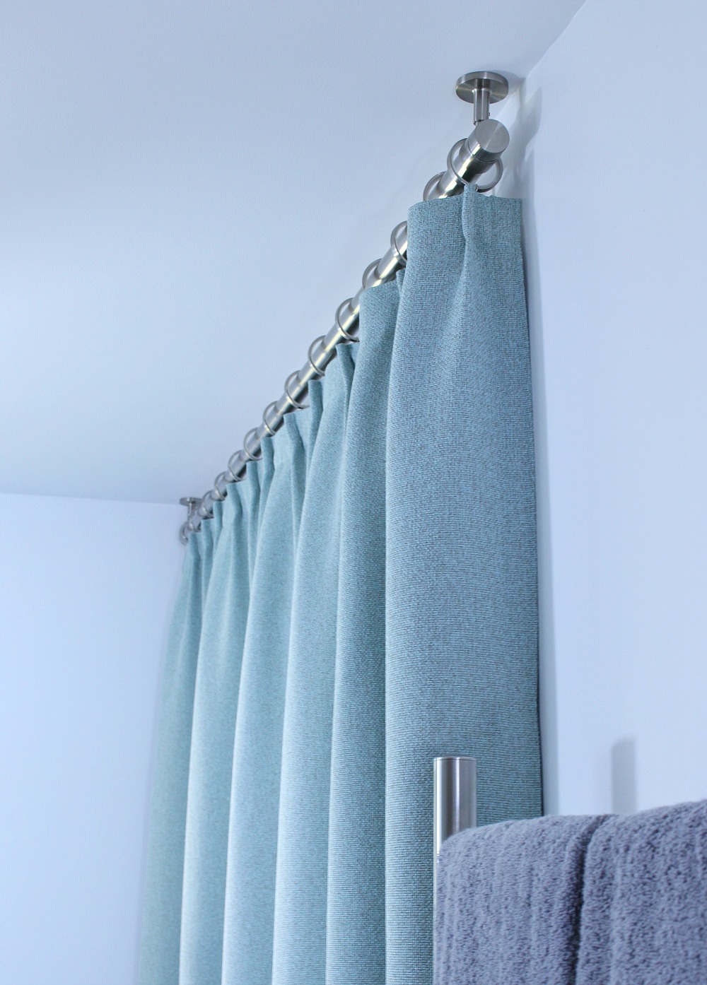 Ceiling Mounted Shower Curtain Rods Ceiling Hung Curtain Rods