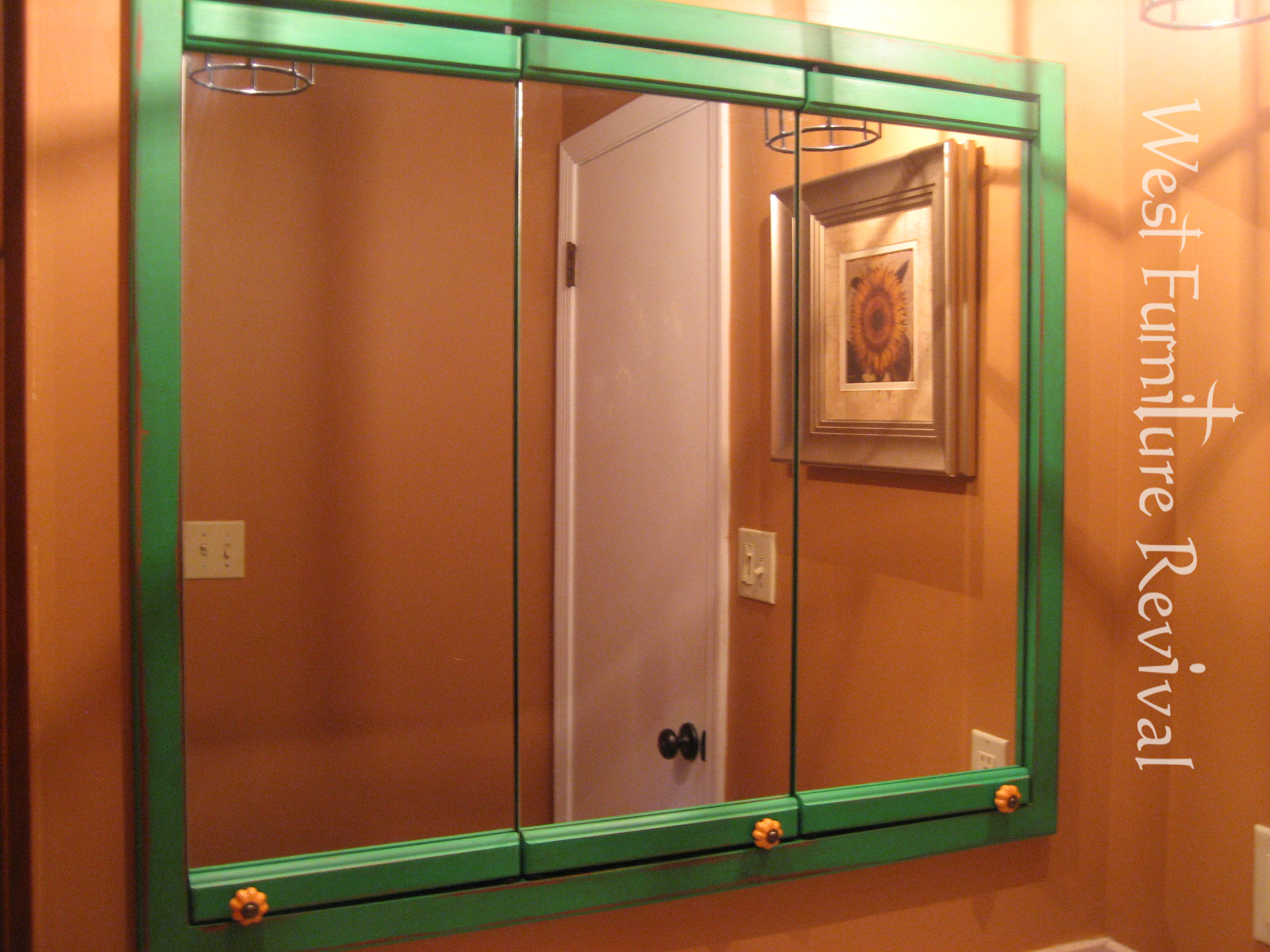 West Furniture Revival OLE' TIME 3 MIRROR MEDICINE REDO