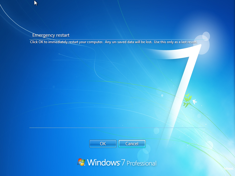 How to Emergency restart windows 7 & Windows 8 - blog | Webhawk Media