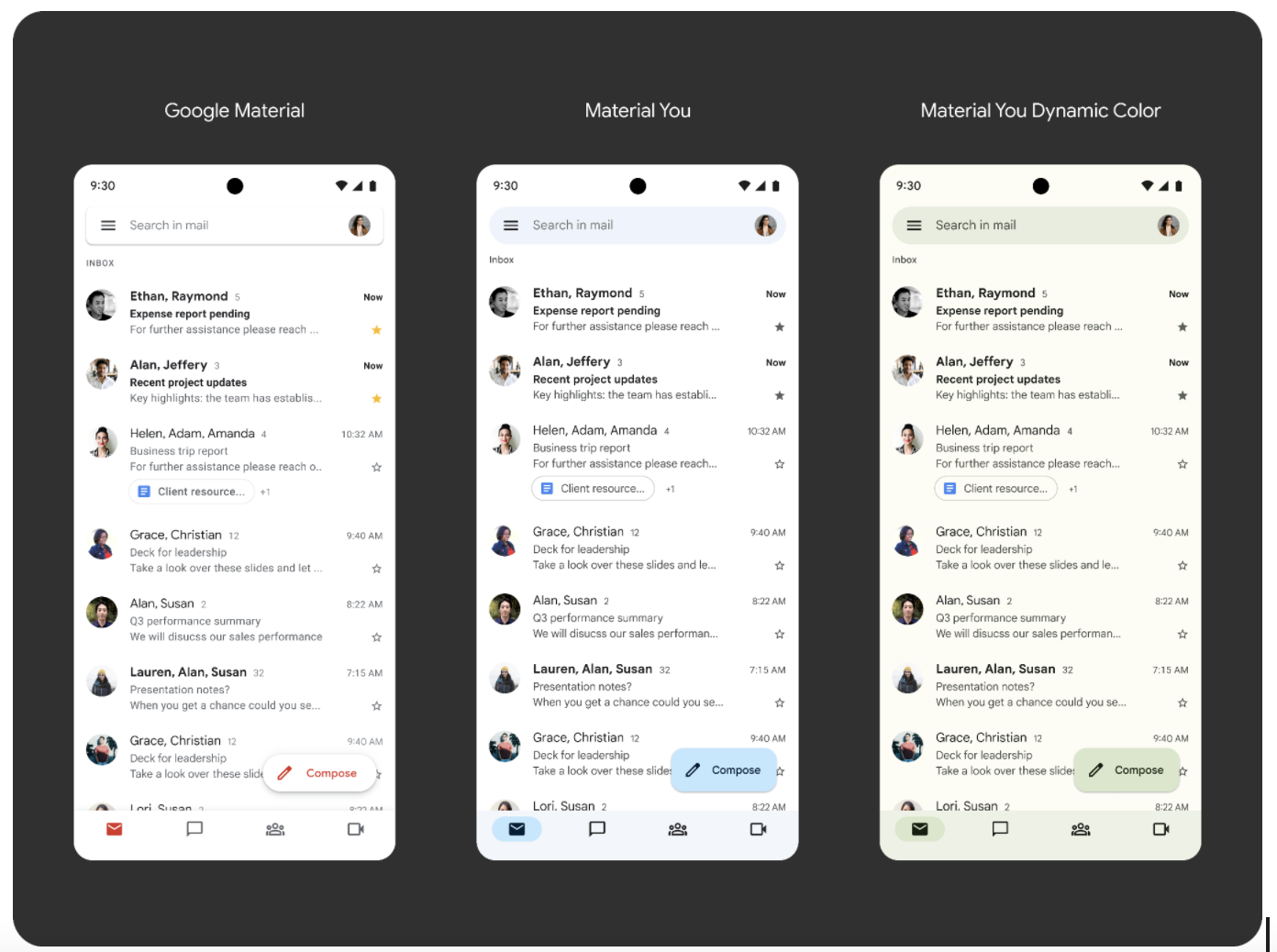 Material You - Gmail