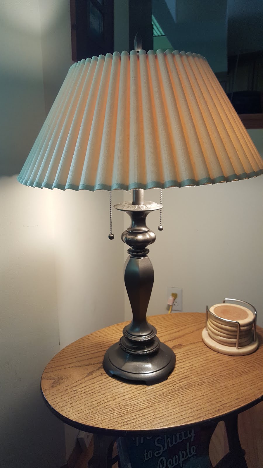 A Domestic Diva in the Suburbs Spray Painting Brass Lamps