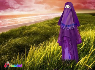 Gambar Kartun Muslimah Cantik Untukmu Wahai Saudaraku Berdoa