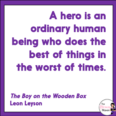 The Boy on the Wooden Box by Leon Leyson is a memoir that recounts the authors experiences during the Holocaust, first in the Krakow ghetto and then in a concentration camp. Leon survived largely because  he and his family were lucky enough to work for Oskar Schindler. Read on for more of my review and ideas for classroom application.