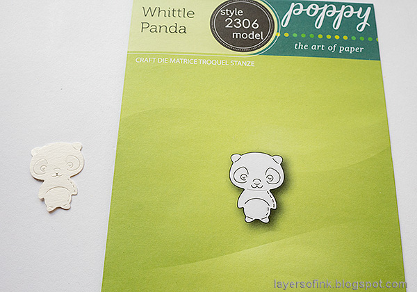 Layers of ink - Panda Shaker Card Tutorial by Anna-Karin Evaldsson.