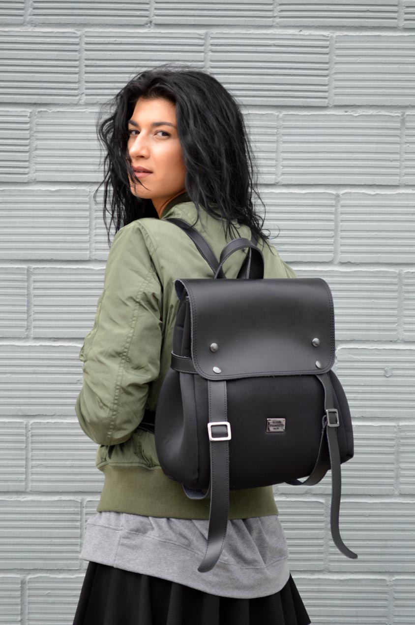 Scuba Backpack & Bomber Jacket