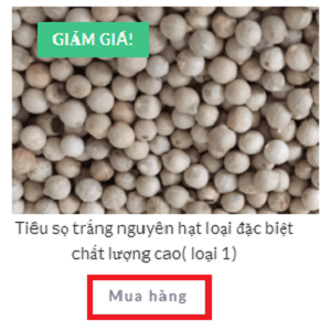 tiêu sọ trắng