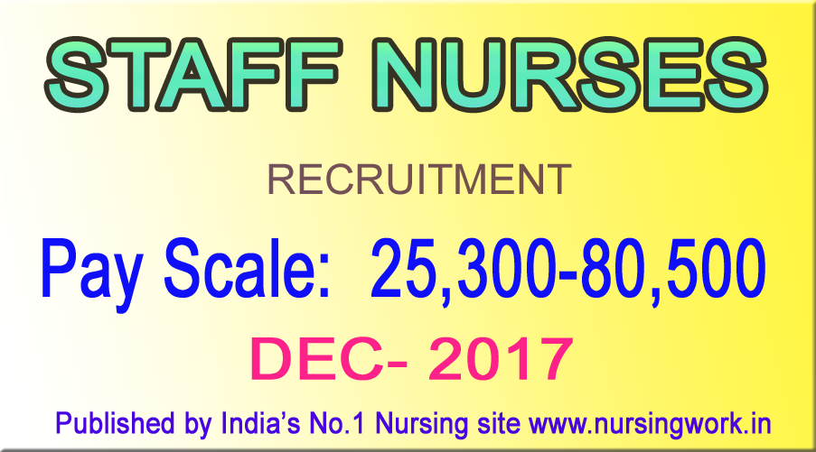Staff Nurses Recruitment Pay Scale 25,30080,500
