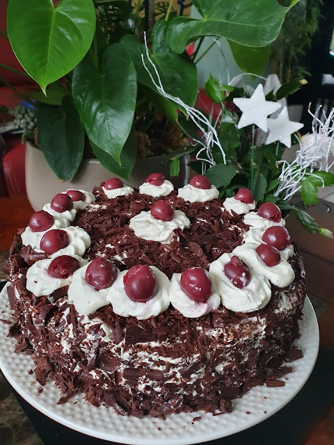 Gâteau Forêt Noire aux griottes; Gâteau Forêt Noire aux griottes