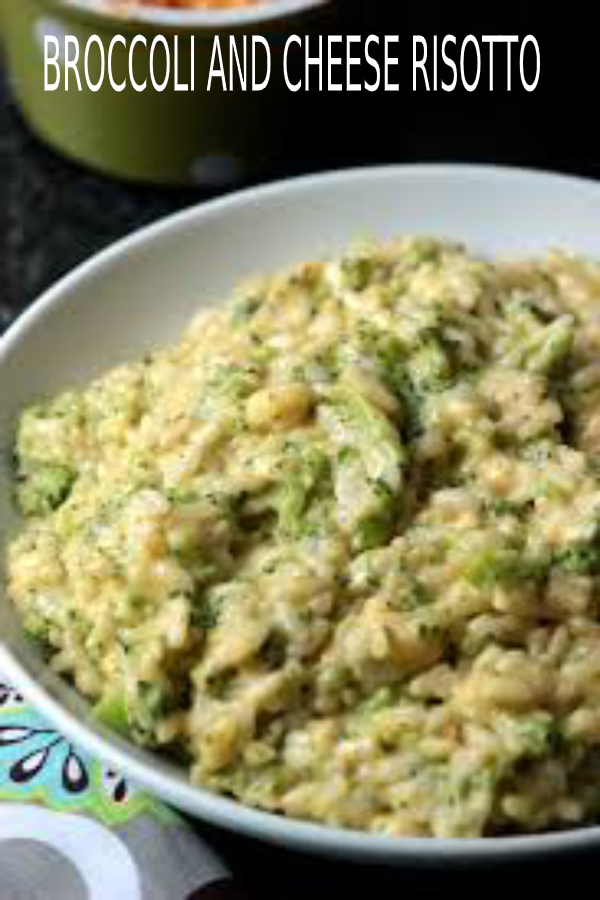 BROCCOLI AND CHEESE RISOTTO happy cook