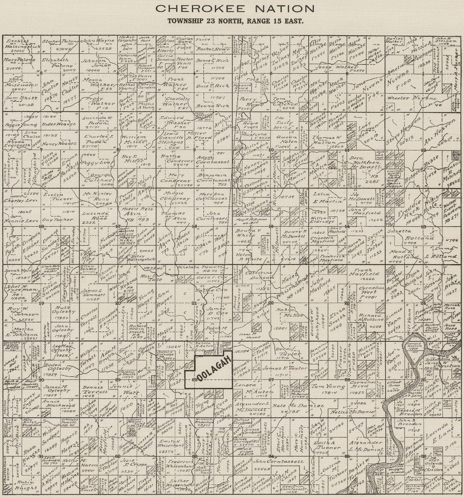 Places to Search for Ancestors *****(Rogers County, OK)***** Cherokee Nation Land Allotment