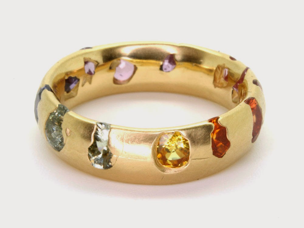 Rock It! Polly Wales Perfectly Imperfect Eroded Rings ~ Rockin' That Gem