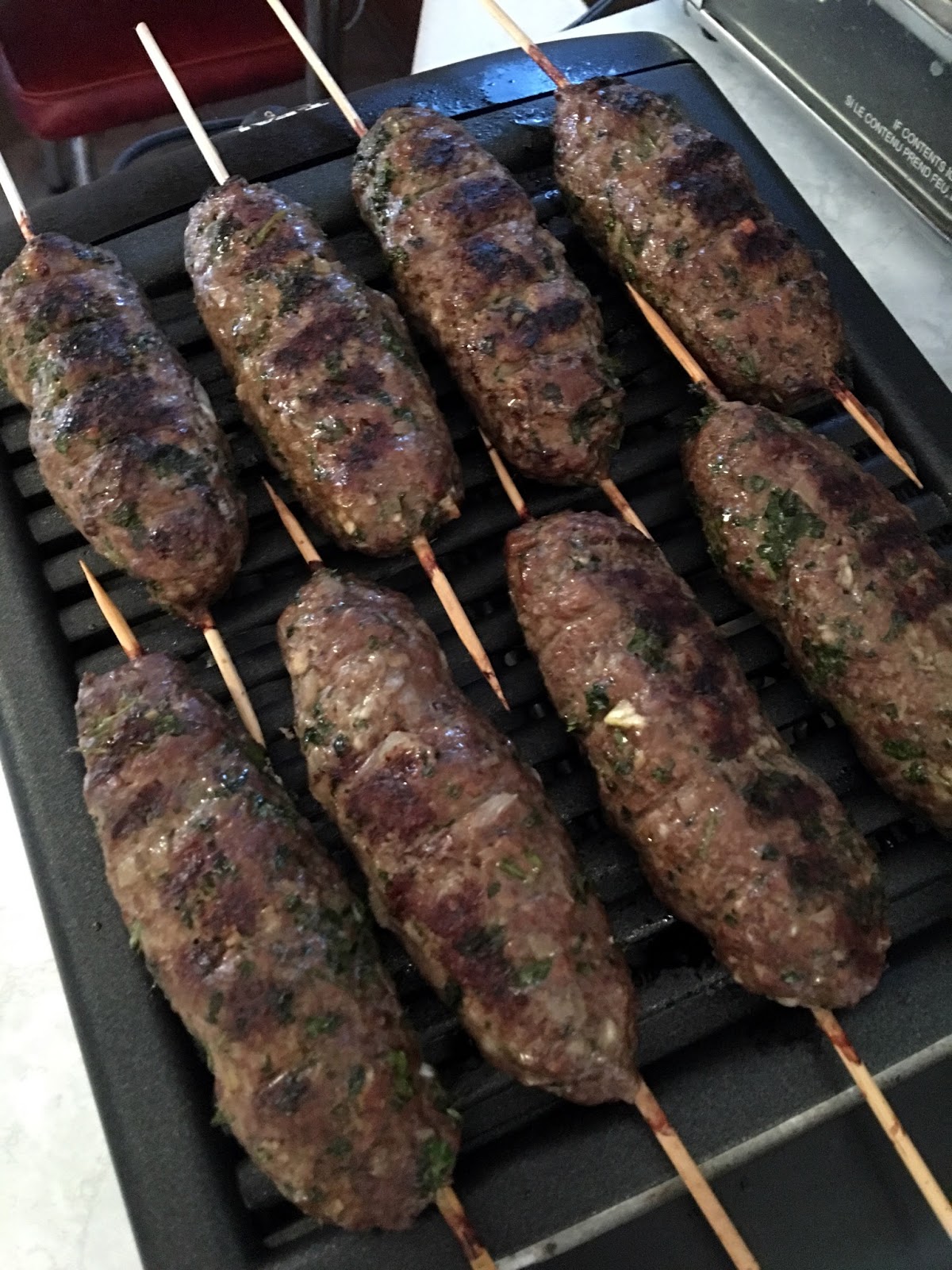 Jo and Sue Mini Kafta Kabobs With Garlic Yogurt Sauce