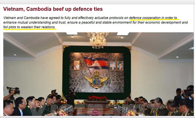 Vietnam, Cambodia "defence to...foil plots to weaken their relations"