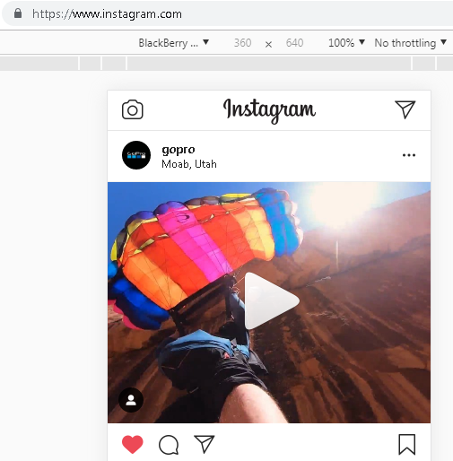 Check Instagram direct messages on desktop Chrome