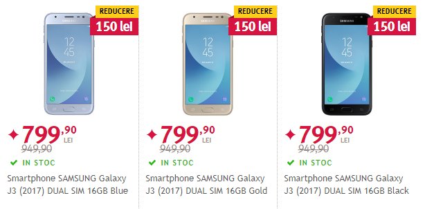 Samsung j3 2017 pret altex