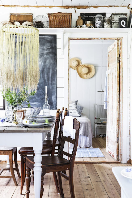 Swedish cottage with a charming rural style