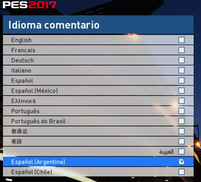 Descargar PES 17 PES-17-Idiomas