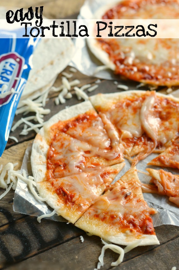 Easy Tortilla Pizzas Foodandcake789