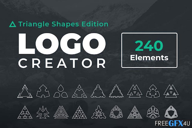 Logo Creator Triangle Shapes Edition