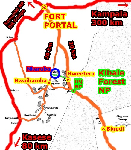 Fort Portal Uganda Map Crater Lakes (Fort Portal) In Uganda. Useful Information For Independent  Travellers.