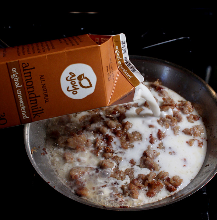 The 99 Cent Chef Country Gravy with Sausage Video Recipe