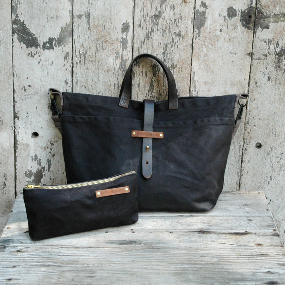 Philadelphia Sculpture Gym Peg and Awl Waxed Canvas Totes and Pouches