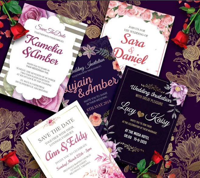 Wedding Invitation Card Maker Creator (RSVP)