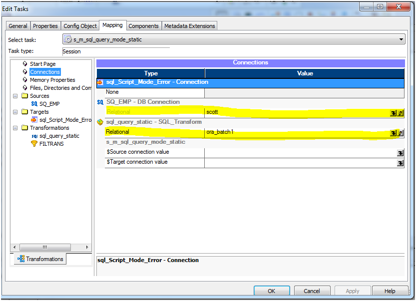 Pass the relation connection details to source (in case relation db ...