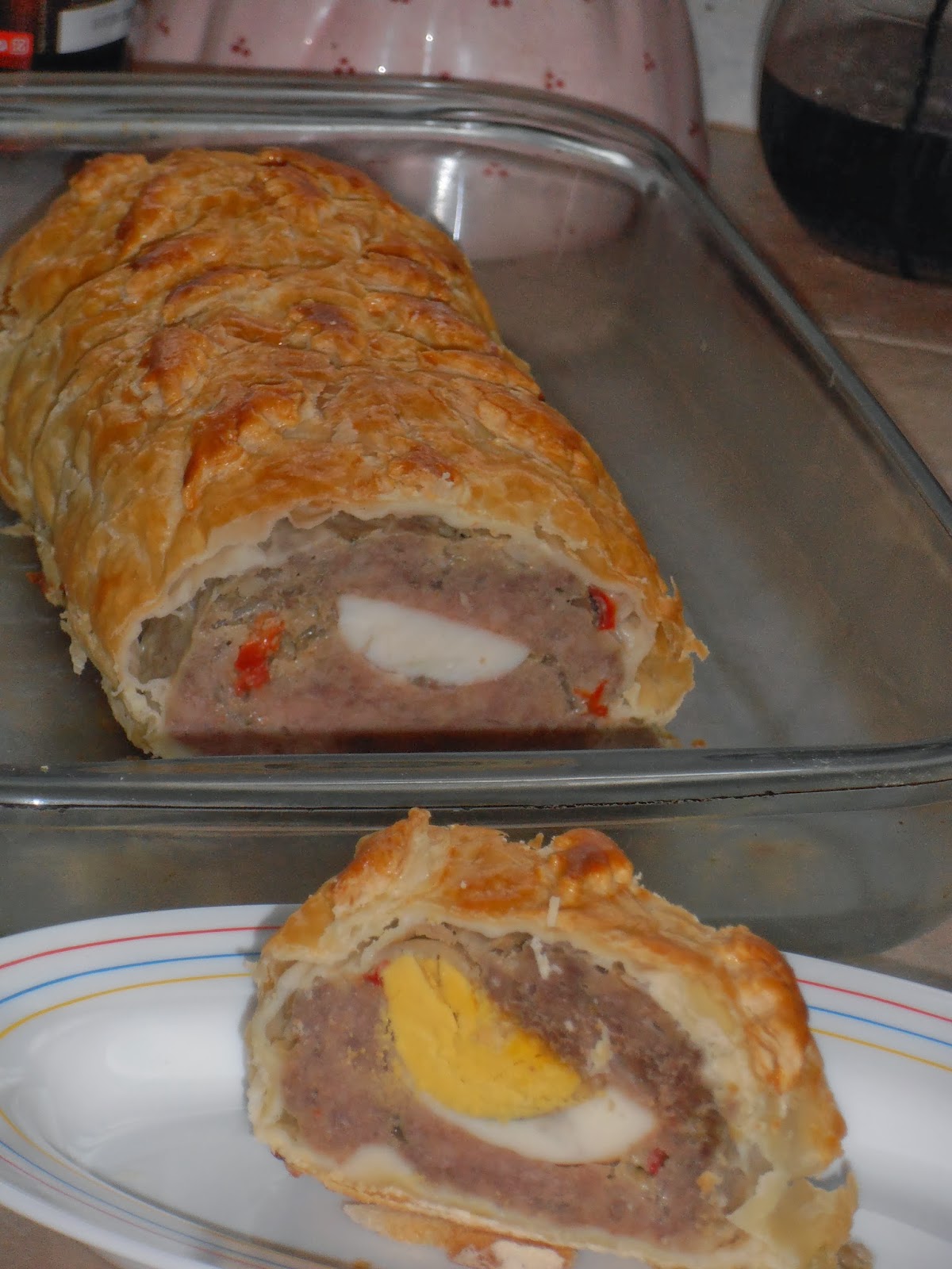 TIBERIS Pastel de carne hojaldrado